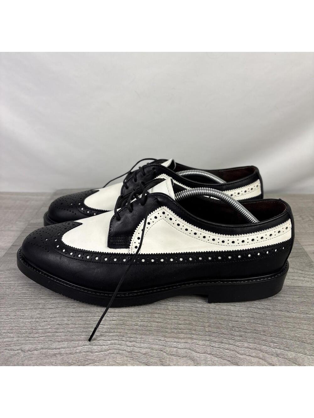 Dexter C139 Black & White Oxford Dress Shoes Men’s 12